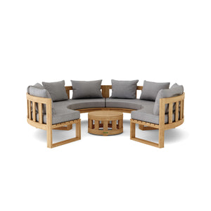 Circular Modular Deep Seating Set 2 - The Charming Bench Company
