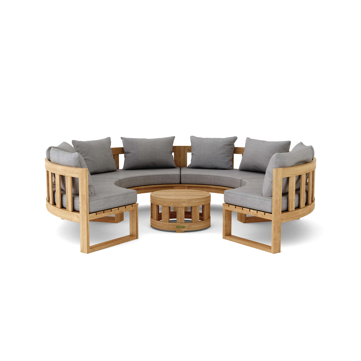 Circular Modular Deep Seating Set 2 - The Charming Bench Company