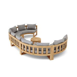 Circular Modular Deep Seating Set 3