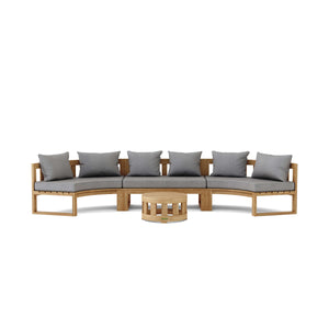 Circular Modular Deep Seating Set 5