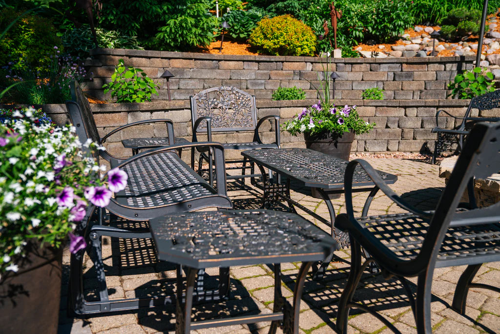 Outdoor Wildflower End Table