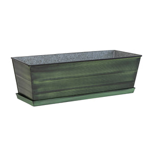 Medium Green Flower Box Tray Kit by Achla Design