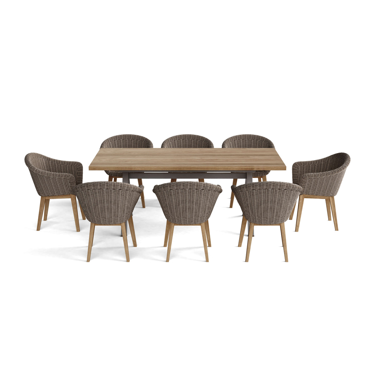 Alura Padua 9-pc Dining Table Set Susan