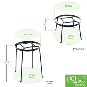 Argyle Plant Stands, Set of Two by Achla Designs Flower Box Brackets