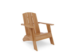 Aurele Teak Outdoor Adirondack Lounge Chair Outdoor Chair