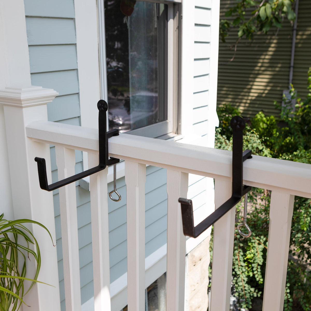 Bloom Box Garden Growing Kit, Medium Copper with Clamp-On Brackets Flower Box Brackets