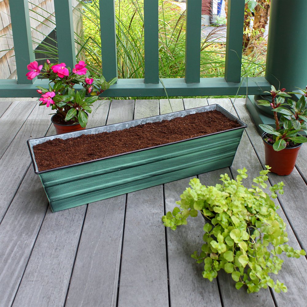 Bloom Box Garden Growing Kits – Small Size with Multiple Mounting Options Flower Box Brackets