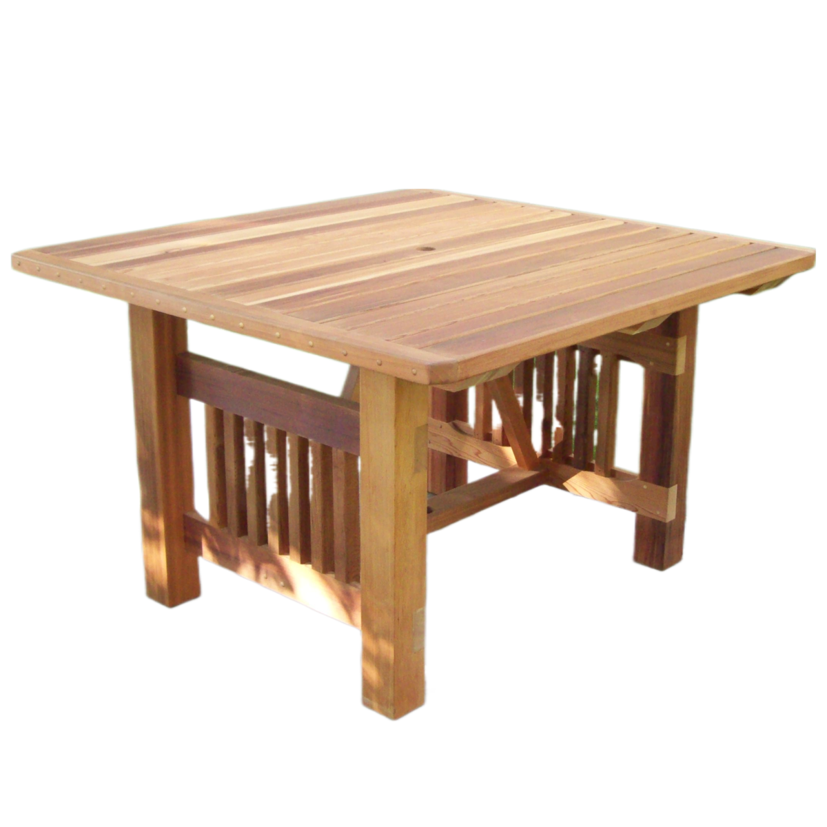 Cabbage Hill 4&#39; Table Hill Table Cedar Stain