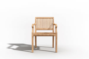 Clement Teak Outdoor Dining Armchair Outdoor Chair