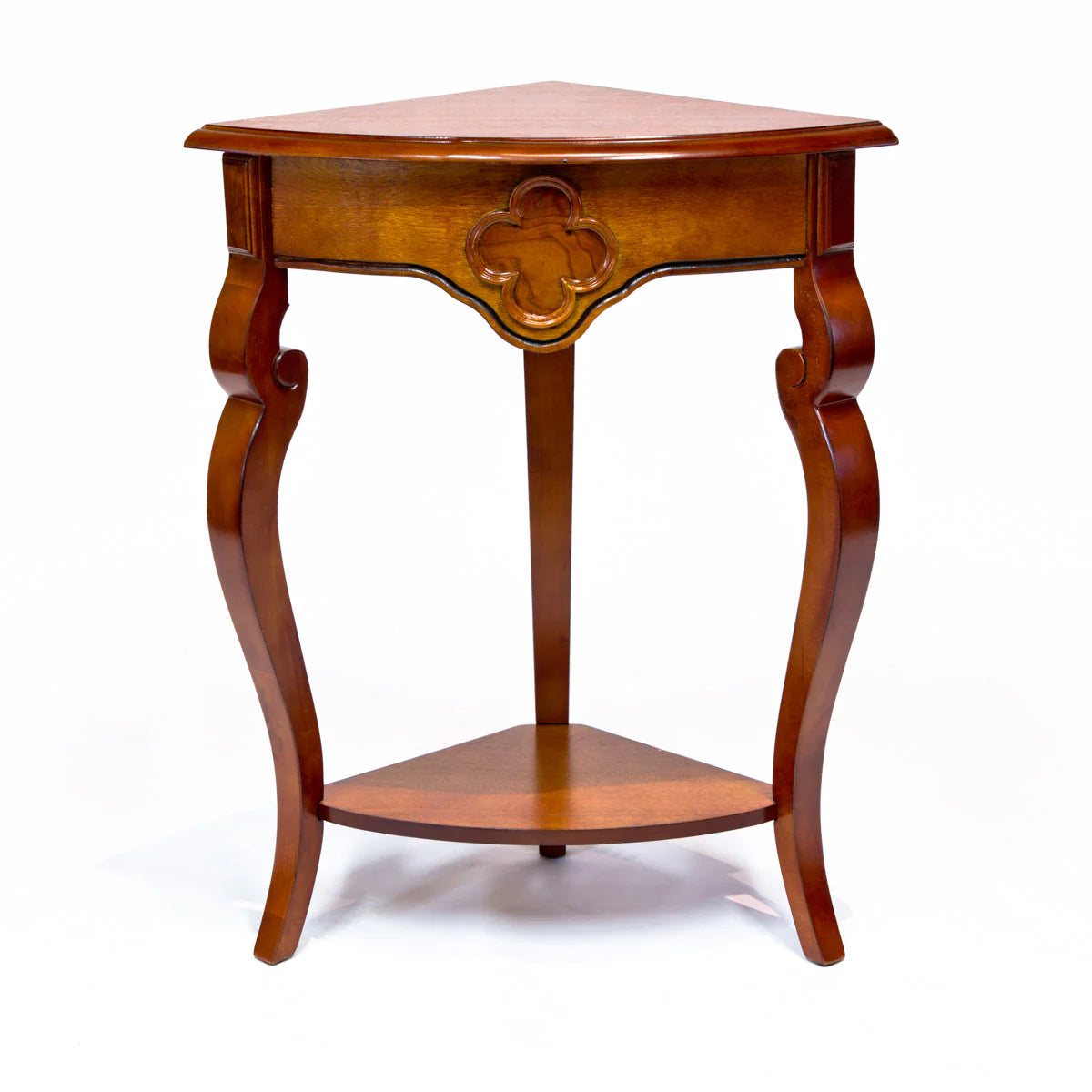 Corner Table - Cherry Finish by All Things Cedar Storage Benches
