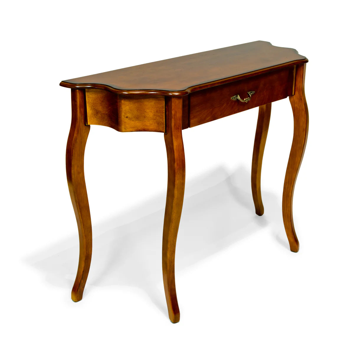 Curved Console Table - Cherry Finish by All Things Cedar Storage Benches