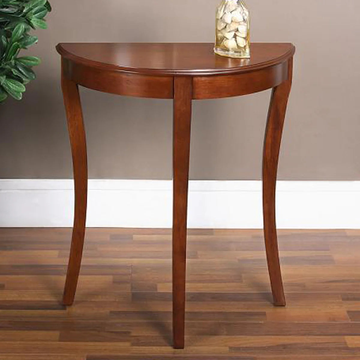 Flower Display Table – Cherry Finish (HR01) by All Things Cedar Storage Benches