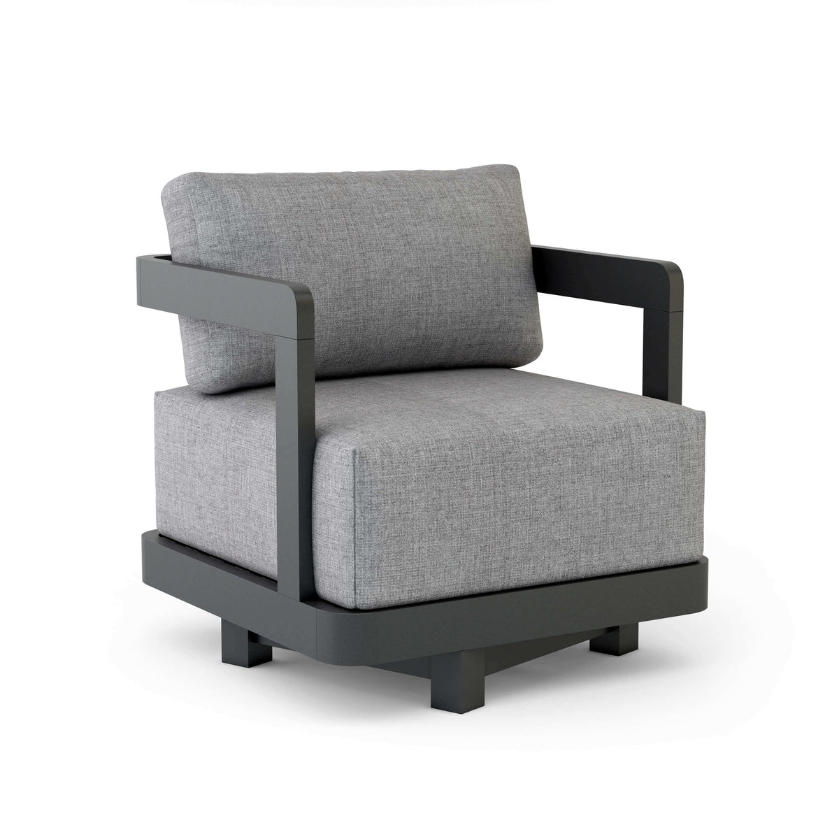 Granada Deep Seating Aluminum Swivel Armchair Susan