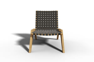 Laurent Teak Outdoor Woven Chat Chair Chairs