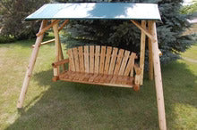 Lawn Swing Canopy Kit, Fabric and Cover (4ft and 5ft) Canopy 4ft Swing / Canopy- Kit / Forest Green