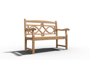 Liane 2-Person Teak Outdoor Bench Outdoor Chair