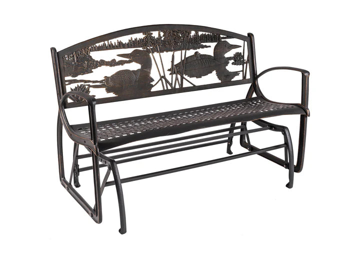 Outdoor Loon Glider Bench