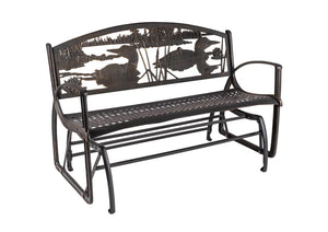 Outdoor Loon Glider Bench