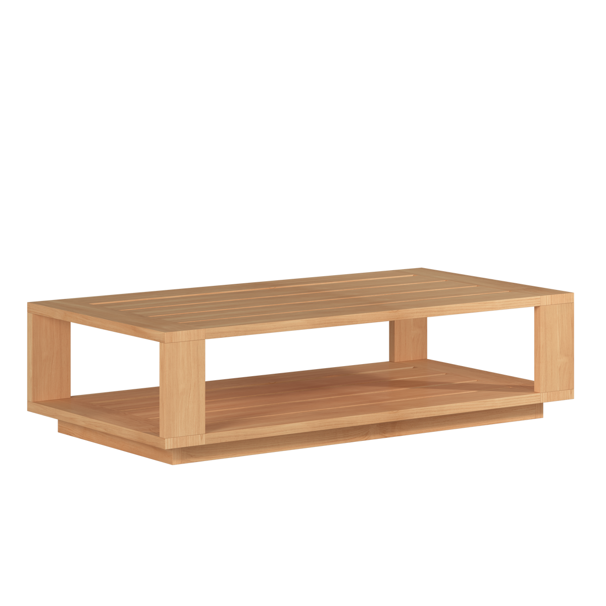 Lothair Rectangular Teak Outdoor Coffee Table Outdoor Table