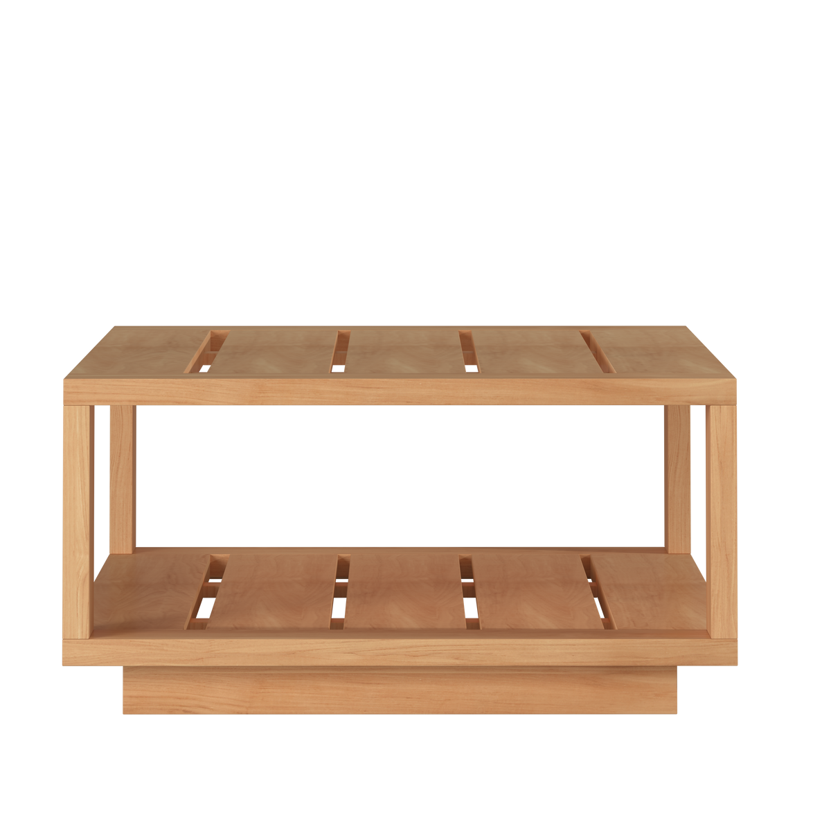 Lothair Rectangular Teak Outdoor Coffee Table Outdoor Table