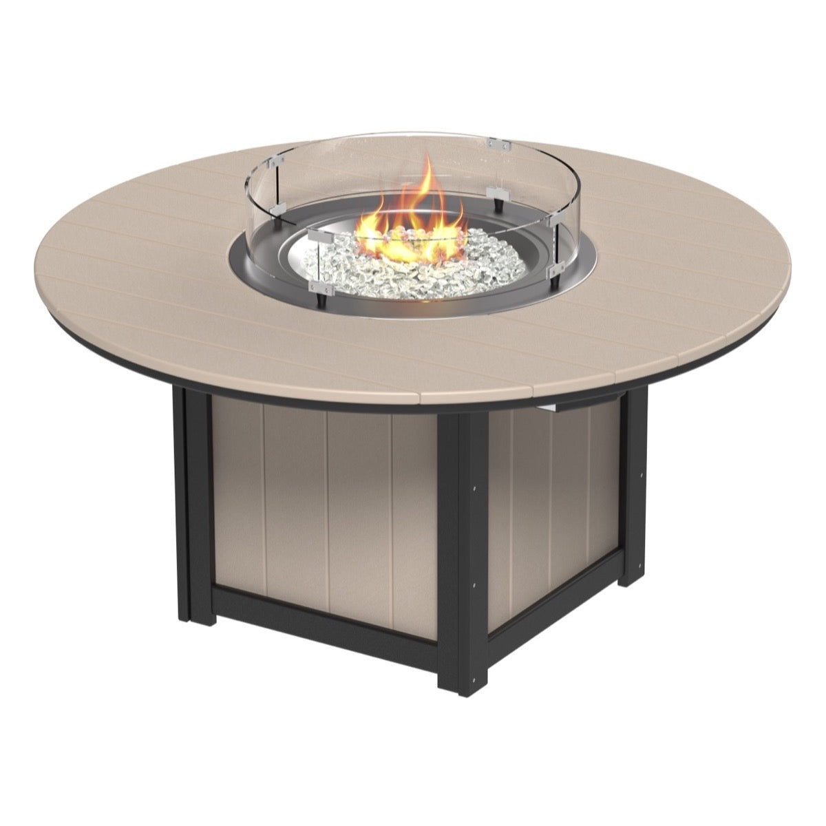 Lumin Fire Table 60&quot; Round by LuxCraft Outdoor Table