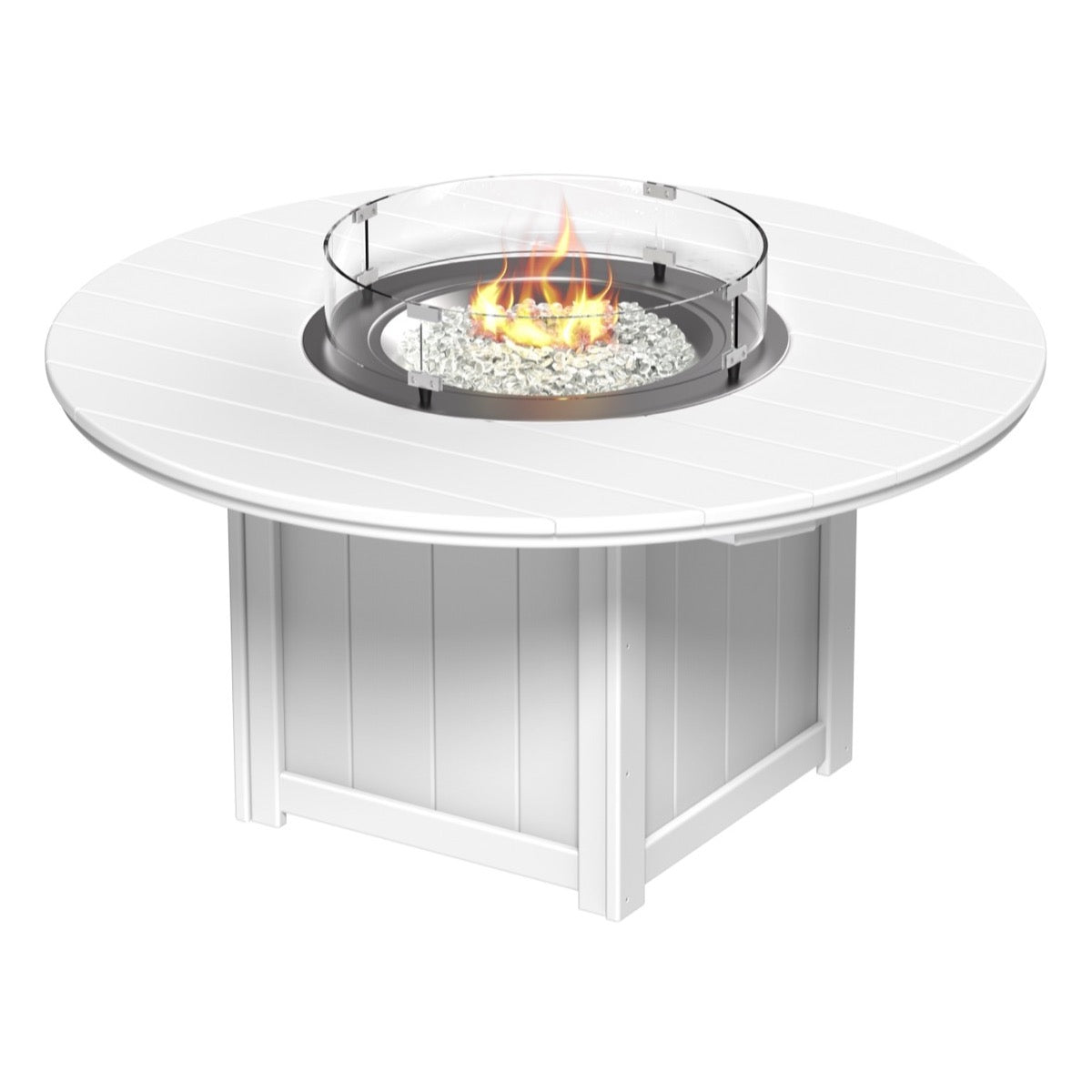 Lumin Fire Table 60&quot; Round by LuxCraft Outdoor Table