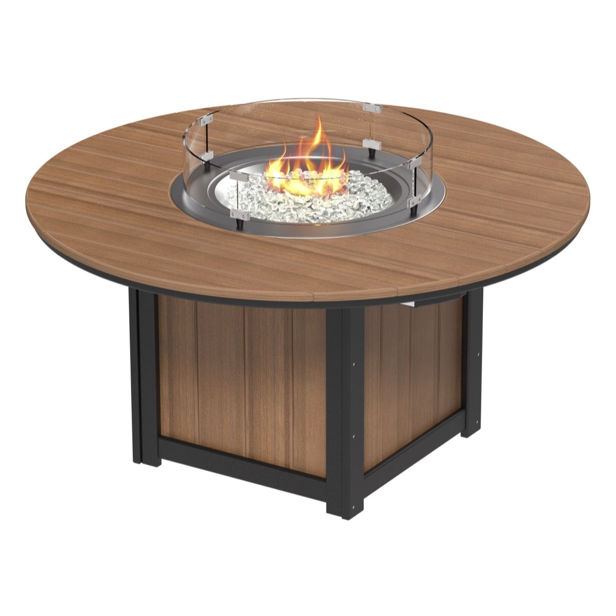 Lumin Fire Table 60&quot; Round by LuxCraft Outdoor Table