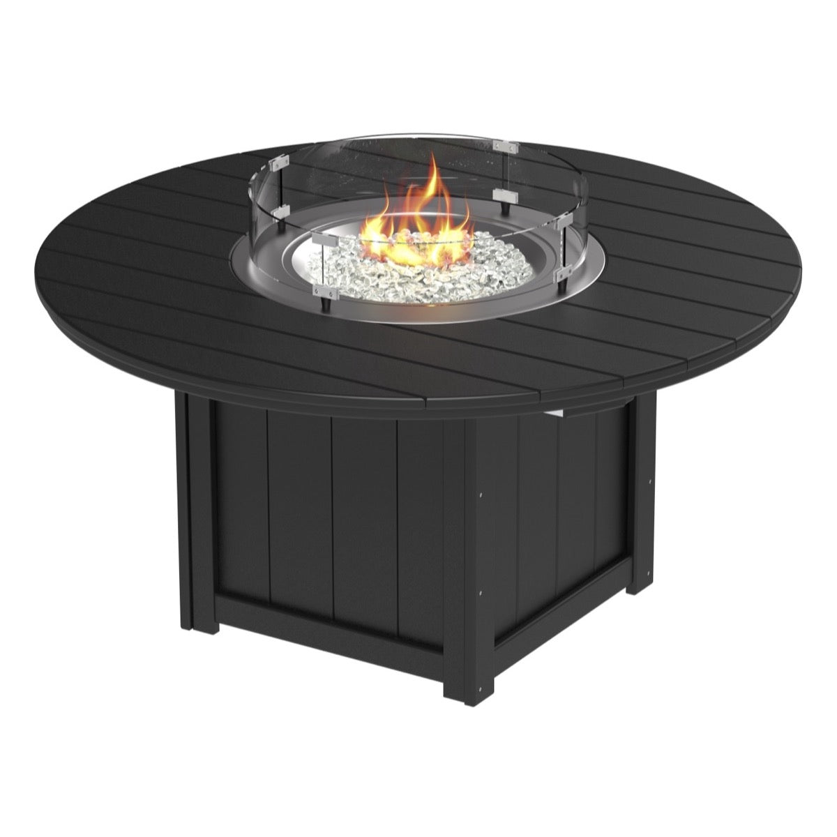 Lumin Fire Table 60&quot; Round by LuxCraft Outdoor Table