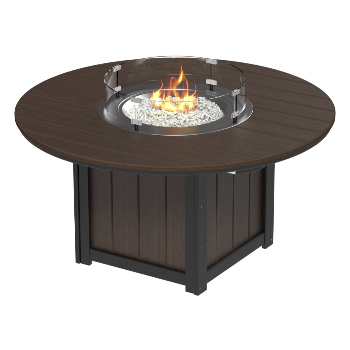 Lumin Fire Table 60&quot; Round by LuxCraft Outdoor Table