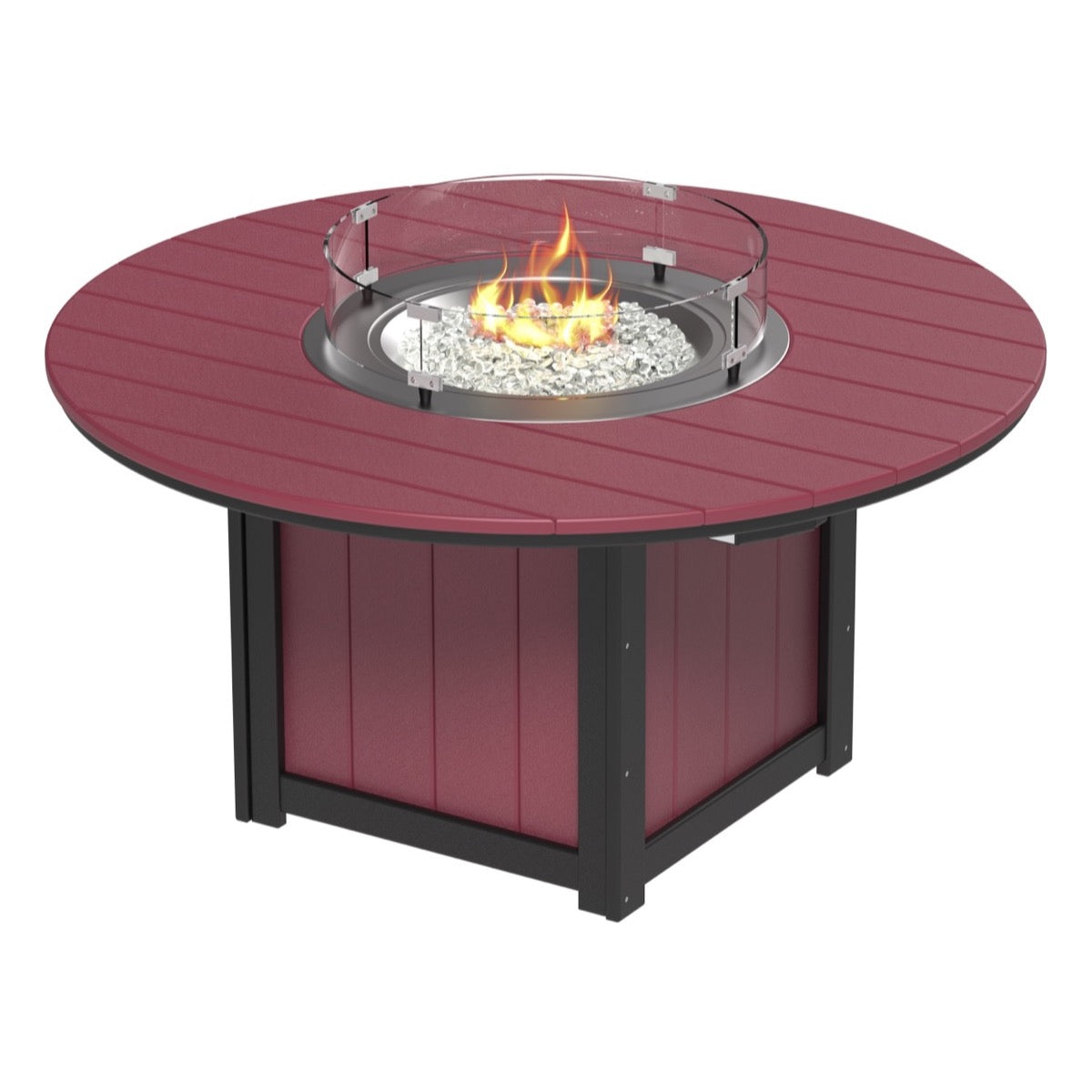 Lumin Fire Table 60&quot; Round by LuxCraft Outdoor Table