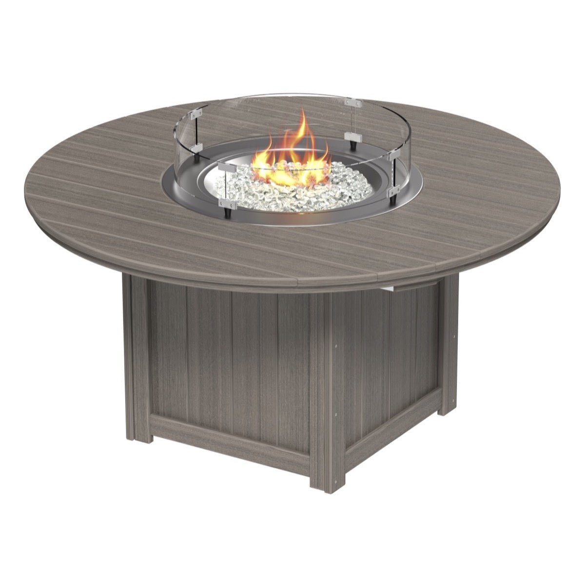 Lumin Fire Table 60&quot; Round by LuxCraft Outdoor Table