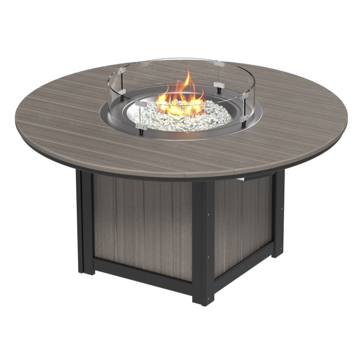 Lumin Fire Table 60&quot; Round by LuxCraft Outdoor Table
