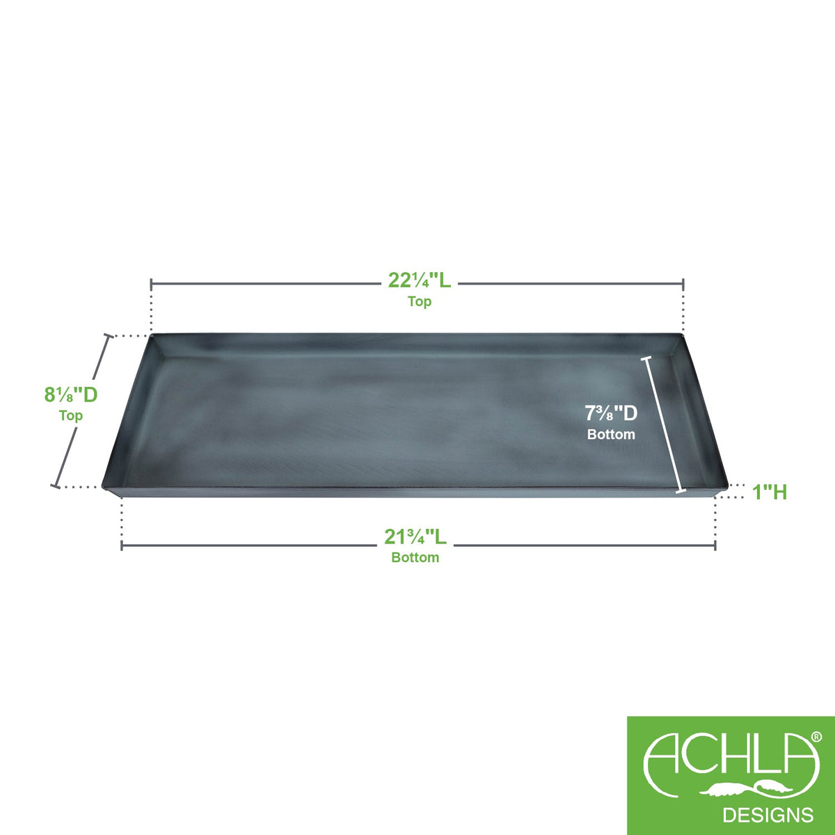 Medium Flower Box Tray, Pack of 2 by Achla Designs Flower Box Brackets