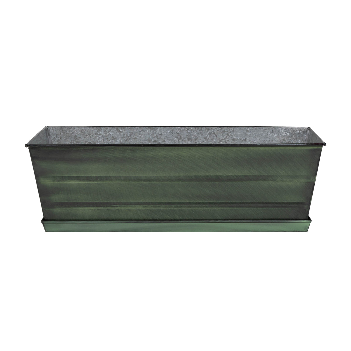 Medium Green Flower Box Tray Kit by Achla Design Flower Box Brackets