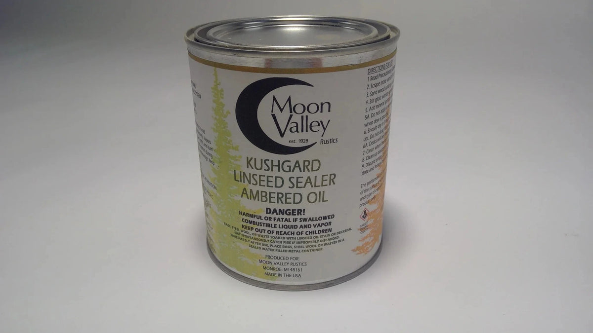 Moon Valley Spar Varnish and Ambered Oil Stain - Quart and Case (4 Quarts) Paint And Stains
