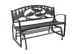 Outdoor Trout Glider Bench outdoor furniture