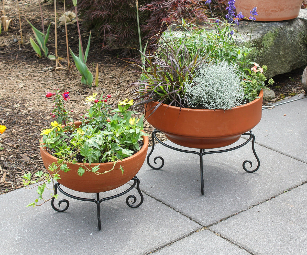 Piazza Plant Stands, Set of Two by Achla Designs Flower Box Brackets