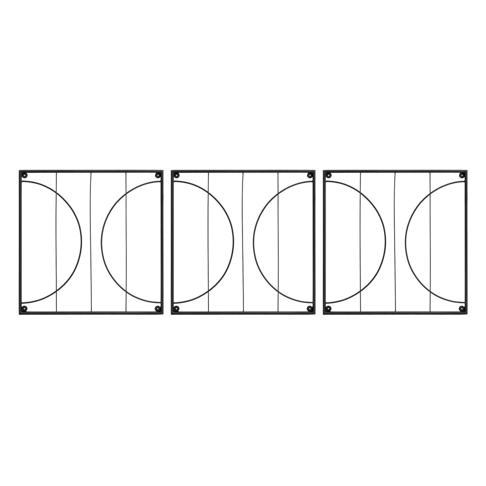 Quilt Block-Circles Wall Trellis Panels (3 panels) &amp; Diagonals Wall Trellis Panels (4 panels) Trellis