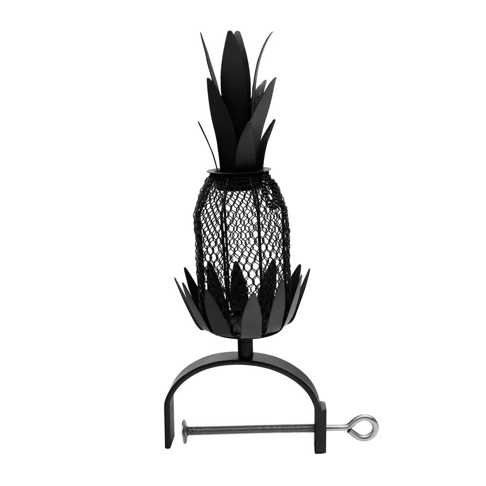 Railing Pineapple Feeder by Achla Designs Birdbath