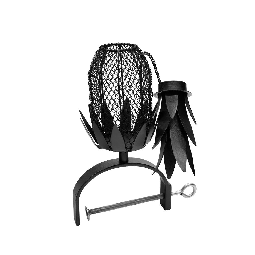 Railing Pineapple Feeder by Achla Designs Birdbath
