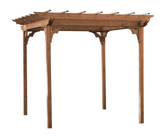 Regallion 6x8 Pergola, 8x8 Pergola and 8x10 Pergola W/Swing Hangars  Garden Bench