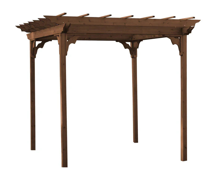 Regallion 6x8 Pergola, 8x8 Pergola and 8x10 Pergola W/Swing Hangars  Garden Bench