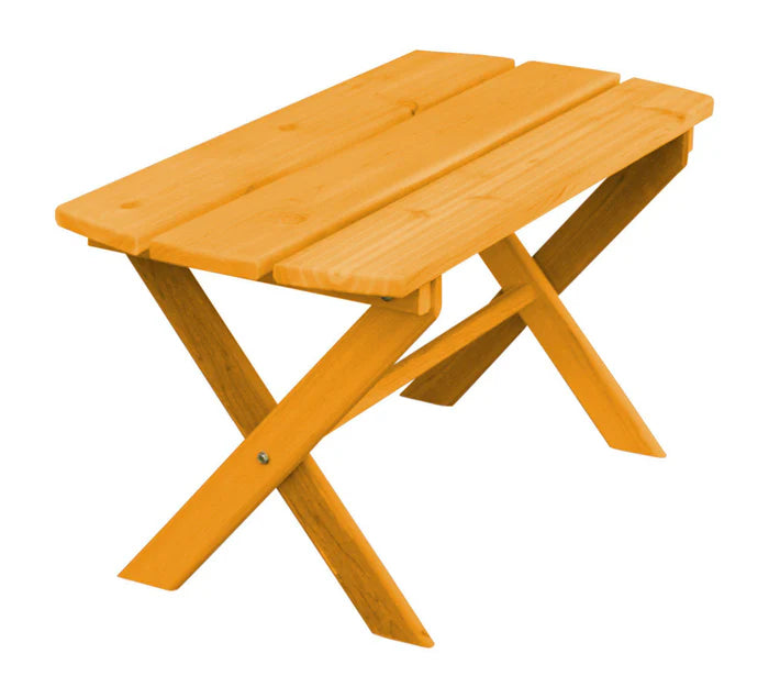 Regallion Folding End Table and Folding Coffee Table Garden Bench