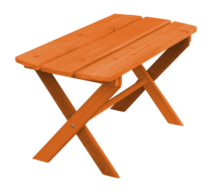 Regallion Folding End Table and Folding Coffee Table Garden Bench
