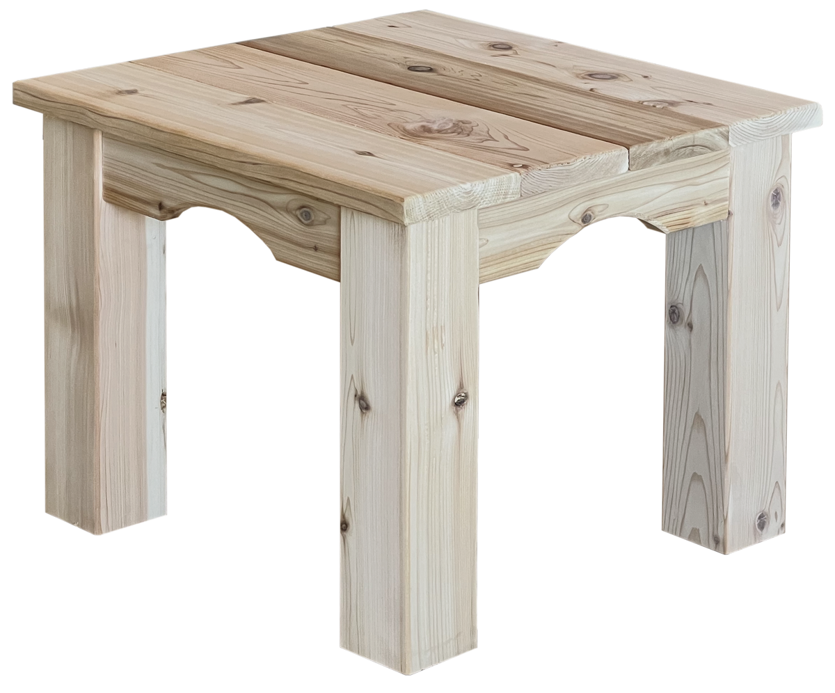 Regallion Square End Table  Garden Bench