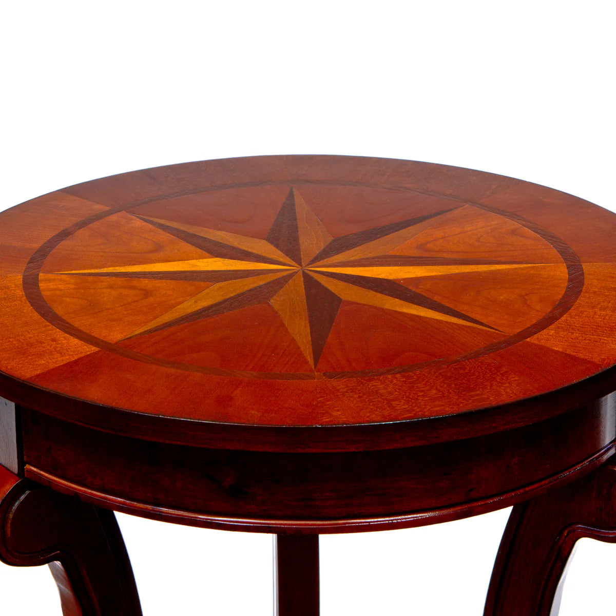 Round Pub Table by All Things Cedar Storage Benches