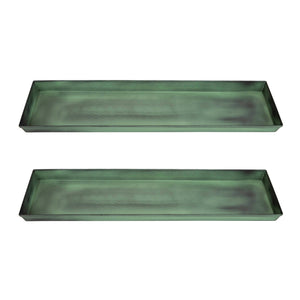 Small Flower Box Tray, Pack of 2 by Achla Designs Flower Box Brackets