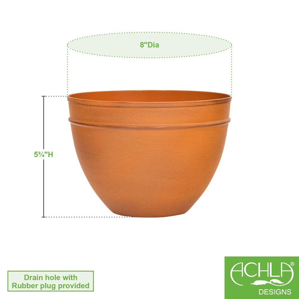 SOLARIA Lina Plant Pots – Stylish and Versatile Planters for Indoor and Outdoor Spaces Patina Pot