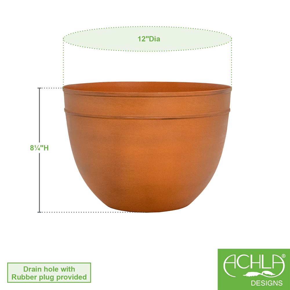 SOLARIA Lina Plant Pots – Stylish and Versatile Planters for Indoor and Outdoor Spaces Patina Pot