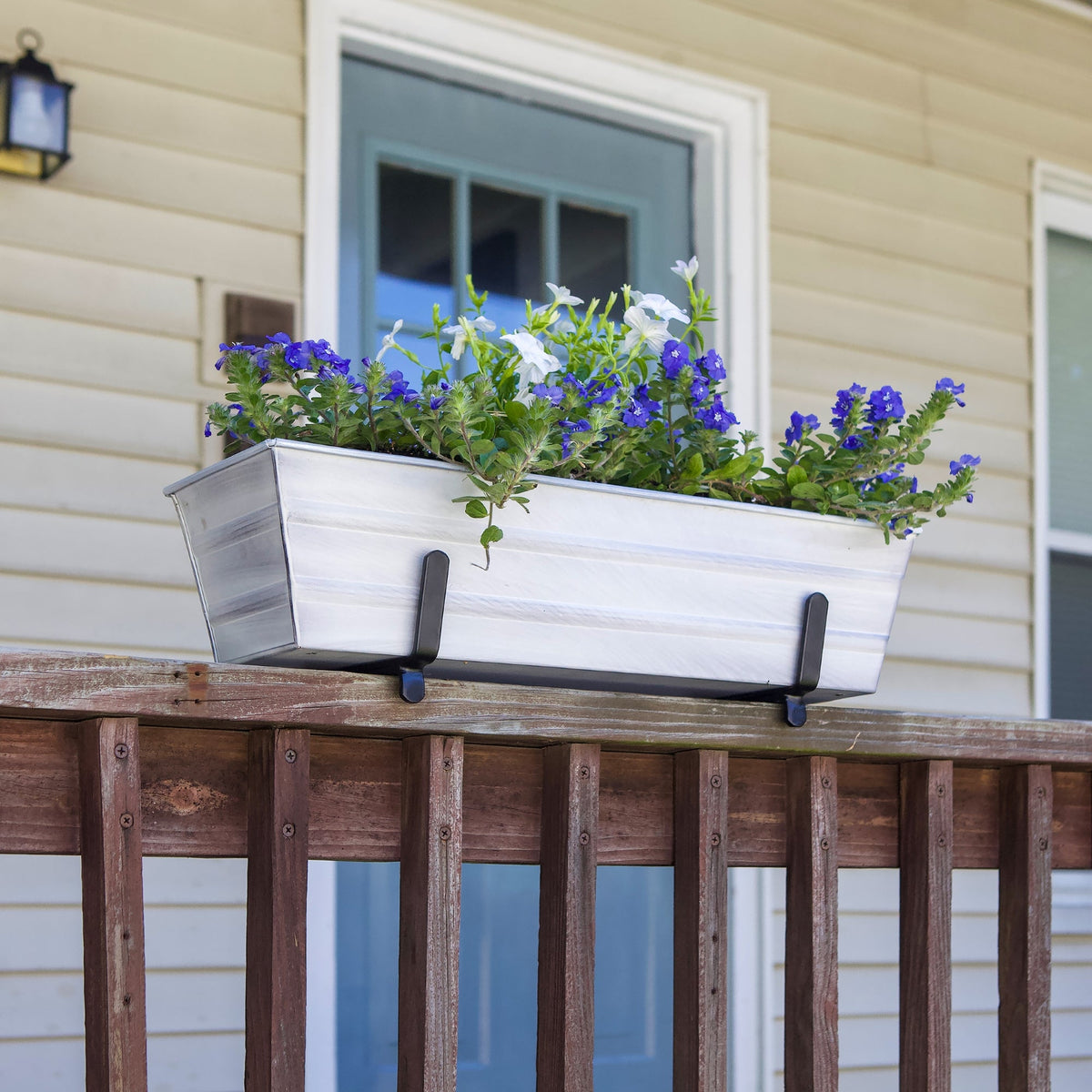 The Bloom Box Garden Growing Kits with Brackets for 2 x 6 Railings Flower Box Brackets